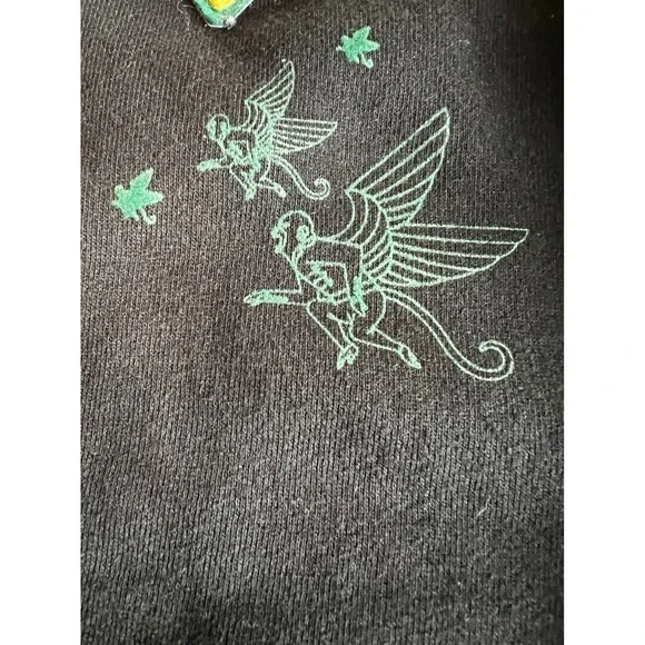 Universal Wicked The Musical‎ Kids Black Green Pullover Half Zip Sweatshirt Sz M - Picture 9 of 15